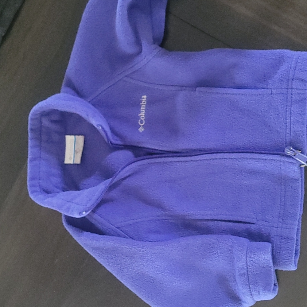 Columbia fleece,2t blue,zipper works